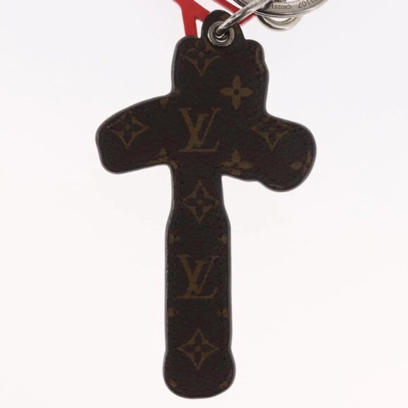 Louis Vuitton Comic Porte Cles Hammer Mp3107 Monogram Metal  LOUIS VUITTON Monogram Comics Porte Cles Hammer Blue Silver MP3107 Auth 157940